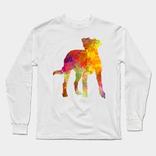 Kromfohrlander in watercolor Long Sleeve T-Shirt